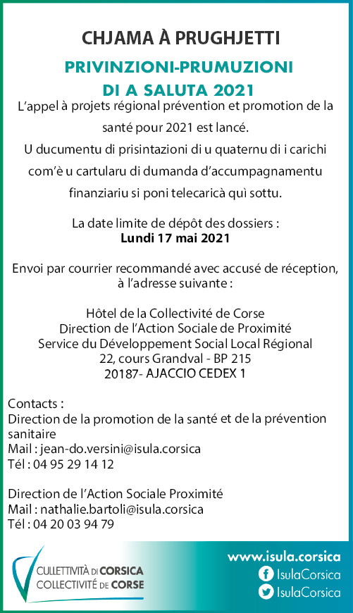 Appel à projets Prévention et promotion de la santé 2021-2022 Appel à projets Prévention et promotion de la santé 2021-2022