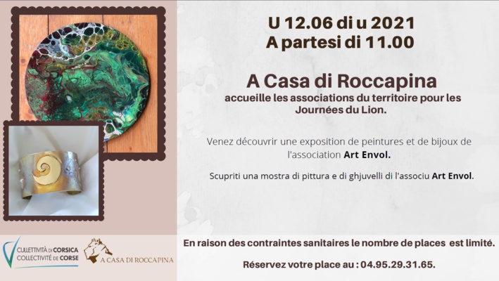 A Casa di Roccapina accueille les associations du territoire pour les Journées du Lion A Casa di Roccapina accueille les associations du territoire pour les Journées du Lion