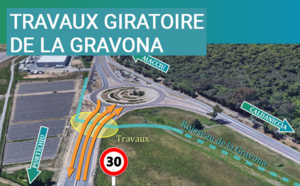 Infrastructures routières du Grand Aiacciu : RT 40 – Travaux de dénivellation du giratoire de la Gravona Infrastructures routières du Grand Aiacciu : RT 40 – Travaux de dénivellation du giratoire de la Gravona