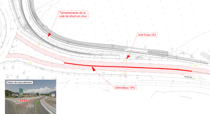 Infrastructures routières du Grand Aiacciu : RT 40 – Travaux de dénivellation du giratoire de la Gravona