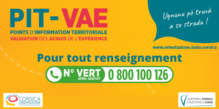 Ouverture des Points d'Information Territoriale en Validation des Acquis de l'Expérience (PIT-VAE)