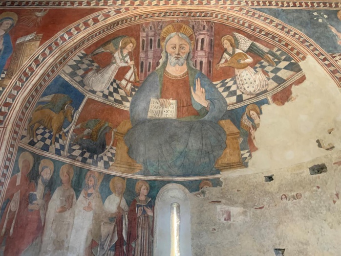 La fresque de la chapelle, élément majeur du projet de réhabilitation La fresque de la chapelle, élément majeur du projet de réhabilitation