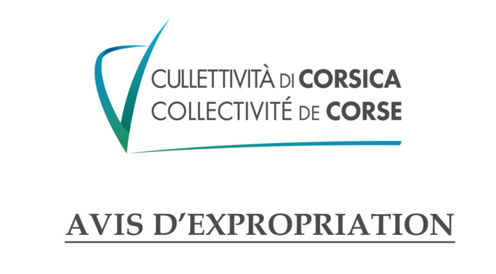 Avis d'expropriation - Ordonnance - Commune de SORBO OCAGNANO