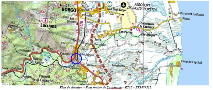 Infrastructures routières : RT 10. La Collectivité de Corse poursuit les travaux de régénération du pont de Casamozza Infrastructures routières : RT 10. La Collectivité de Corse poursuit les travaux de régénération du pont de Casamozza