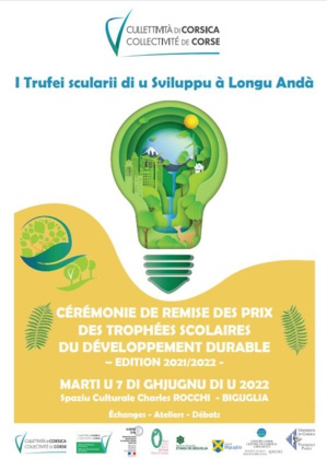I trufei sculari di u sviluppu à longu andà - Les trophées scolaires du développement durable - PALMARES 2022