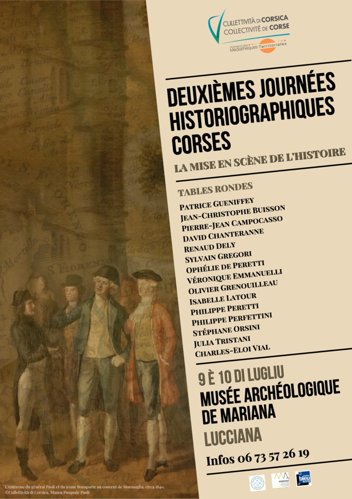 2èmes Journées historiographiques Corses "La mise en scène de l'Histoire" 2èmes Journées historiographiques Corses "La mise en scène de l'Histoire"