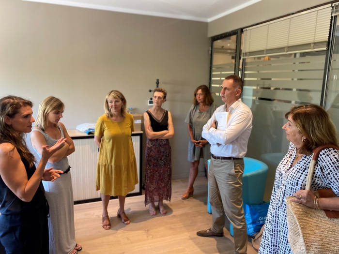 Inauguration du nouveau pôle de proximité de Baleone Protection Maternelle et infantile - Action Sociale de Proximité