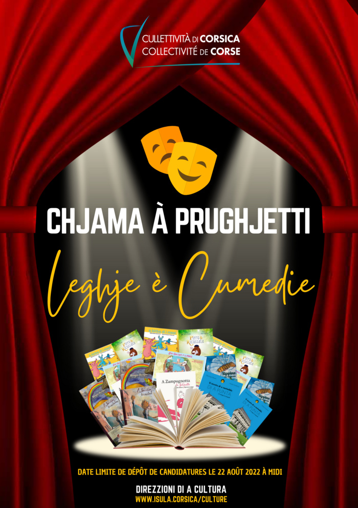 Chjama à prughjetti : Leghje e Cumedie 2022-2023 Chjama à prughjetti : Leghje e Cumedie 2022-2023