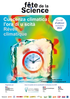 Fête de la science 2022 : U scità di a cuscenza climatica Fête de la science 2022 : U scità di a cuscenza climatica