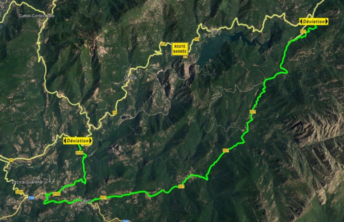 RD 3 : Cumuni di Todda è Ocana.  A Cullittività di Corsica metti in opara  travaddi par assicurà un ripali pitricosu