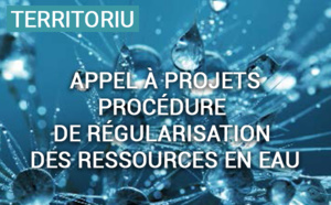 Appel à projets relatif à la procédure de régularisation des ressources en eau