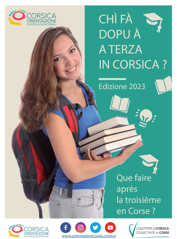 Guida Chì fà dopu à a terza in Corsica ? Edizione 2023 Guida Chì fà dopu à a terza in Corsica ? Edizione 2023