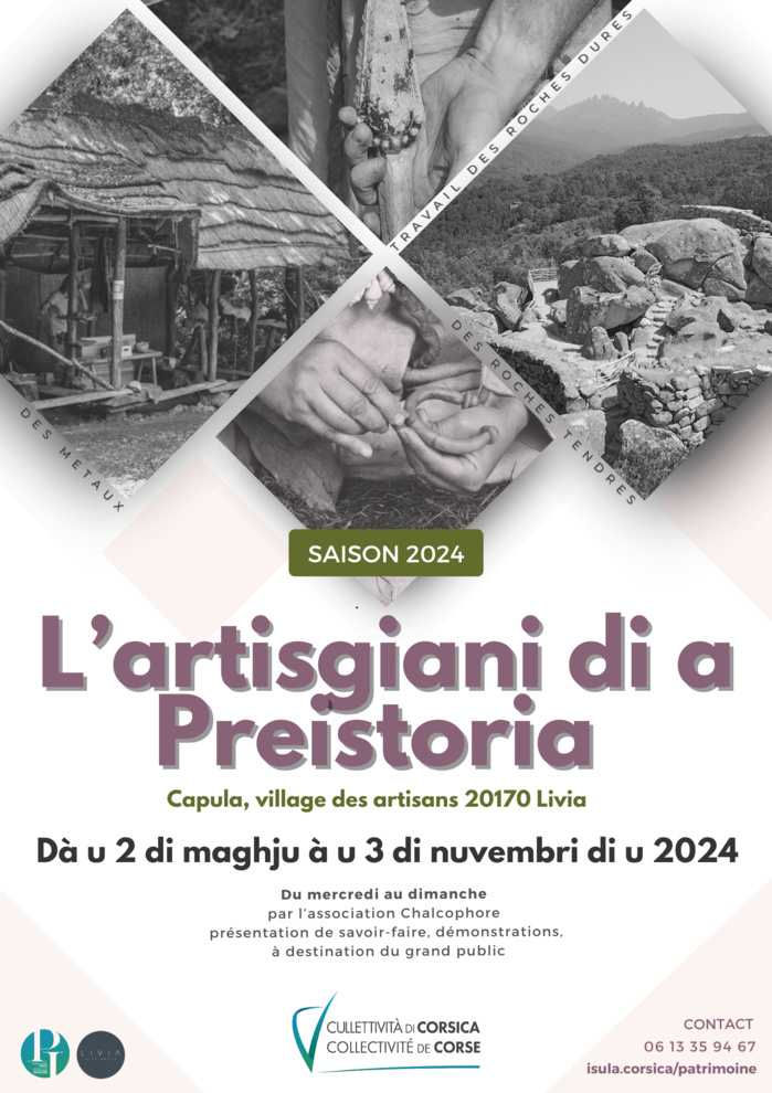 "L'artisgiani di a priistoria", des animations ouvertes à tous sur le site de Cuccuruzzu-Capula "L'artisgiani di a priistoria", des animations ouvertes à tous sur le site de Cuccuruzzu-Capula