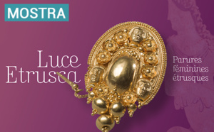 Exposition "Luce etrusca. Parures féminines étrusques" au musée d'Aleria Exposition "Luce etrusca. Parures féminines étrusques" au musée d'Aleria