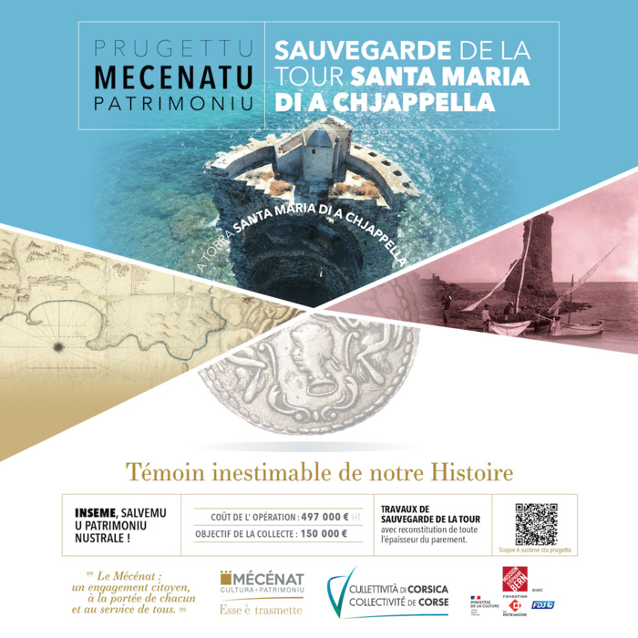 Mécénat : l'appel aux dons pour la réhabilitation de la tour Santa Maria di a Chjappella relayé dans le Capicorsu Mécénat : l'appel aux dons pour la réhabilitation de la tour Santa Maria di a Chjappella relayé dans le Capicorsu