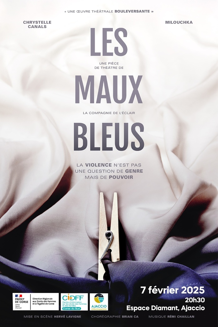 Représentation de la pièce "Les Maux Bleus", sur le thème des violences intrafamiliales et des violences faites aux femmes, Représentation de la pièce "Les Maux Bleus", sur le thème des violences intrafamiliales et des violences faites aux femmes,