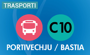 Apartura di una ligna nova di trasportu : C10 Portivechju - Bastia Apartura di una ligna nova di trasportu : C10 Portivechju - Bastia