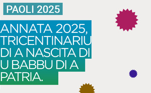 Cunsultazione publica pà l’identità visuale di u label "Paoli 2025" Cunsultazione publica pà l’identità visuale di u label "Paoli 2025"