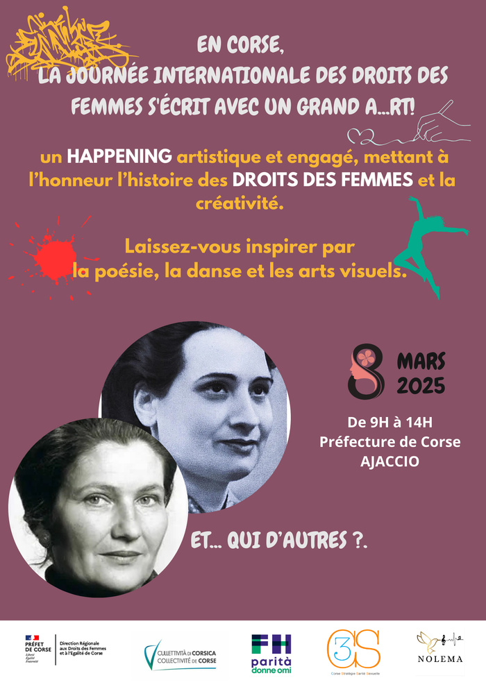 Les journée internationale des droits des femmes s'écrit avec un grand A...RT! Les journée internationale des droits des femmes s'écrit avec un grand A...RT!