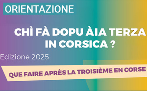 Guida "Chì fà dopu à a terza in Corsica ?" - Edizione 2025