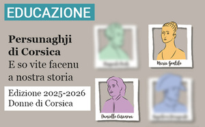 Chjama à prugetti : Persunaghji di Corsica - E so vite facenu a nostra storia, edizione donne di Corsica 2025-2026