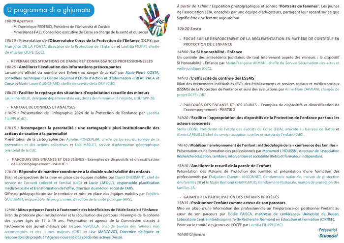 2da edizione di a cunfarenza annuale di l’OCPE, u 12 di dicembri di u 2025 in Corti