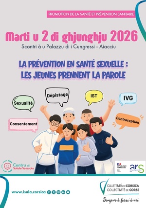 La Collectivité de Corse se mobilise pour la Semaine de la santé sexuelle 2026, du 1er au 7 juin 2026 La Collectivité de Corse se mobilise pour la Semaine de la santé sexuelle 2026, du 1er au 7 juin 2026
