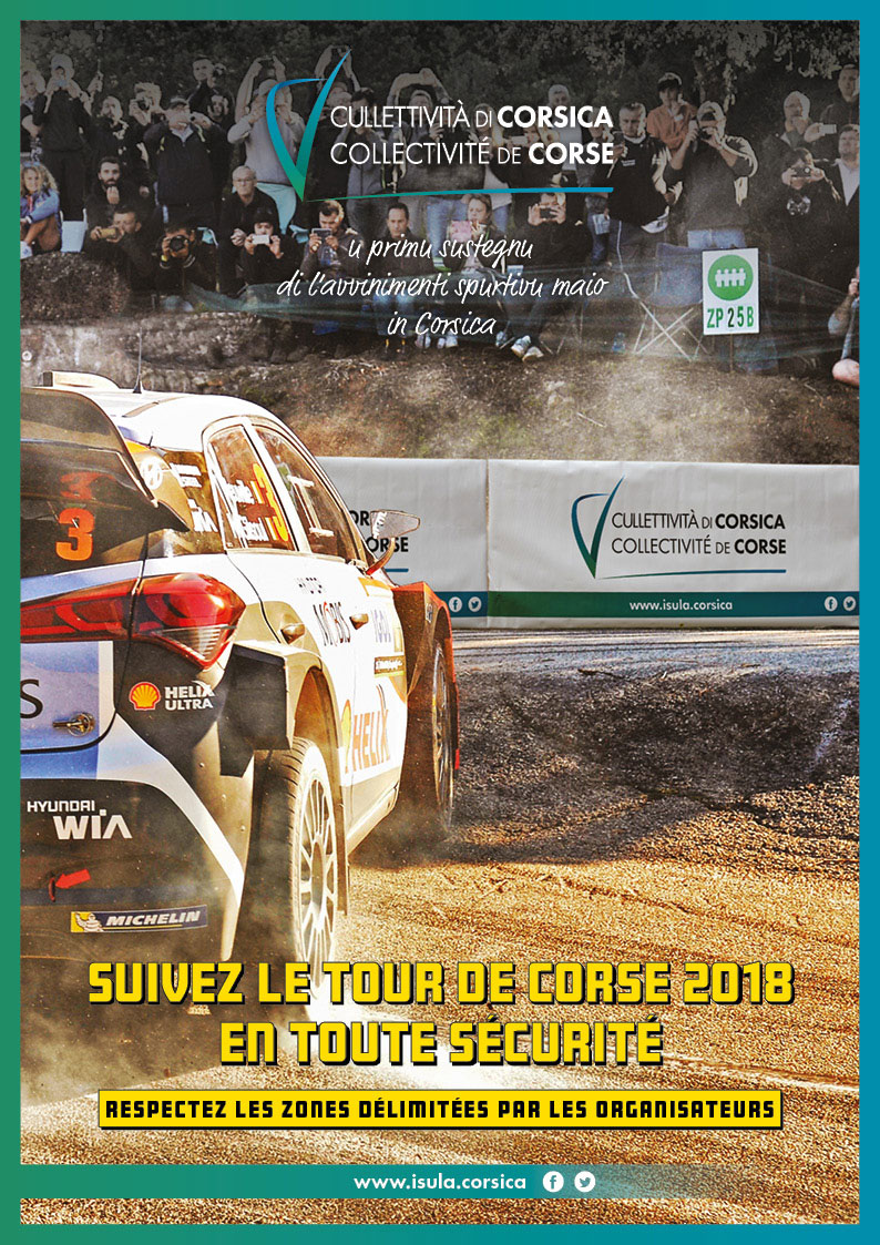 La Collectivité de Corse, 1er partenaire institutionnel du Tour de Corse du  5 au 8 avril 2018