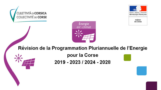Révision de la Programmation Pluriannuelle de l'Energie pour la Corse (2019-2023/2024-2028)