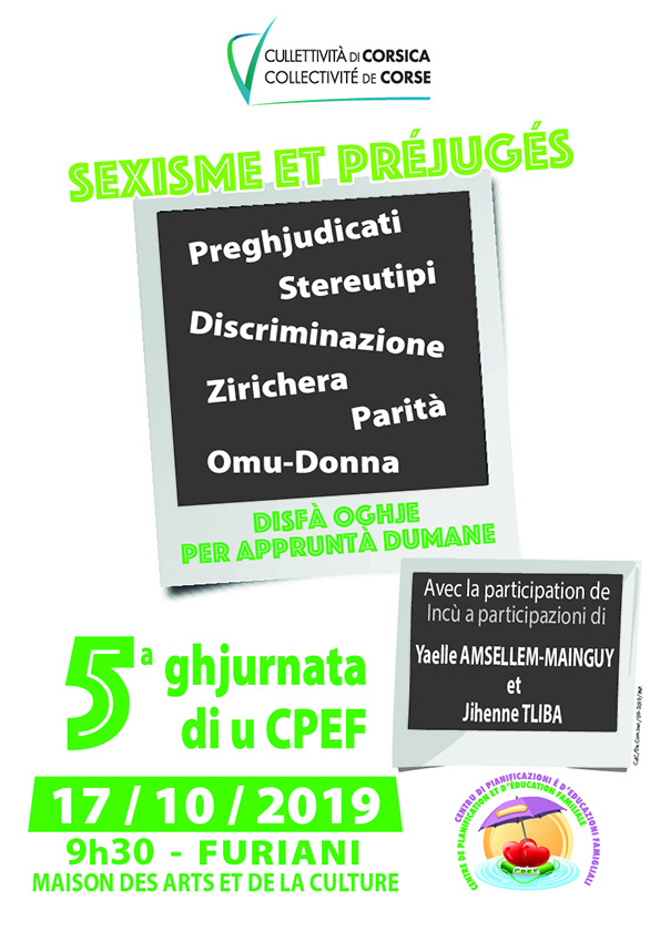 ​Conférence - débat des centres de planification et d’éducation familiale (CPEF) sur le thème : « Sexisme et préjugés : déconstruire aujourd’hui pour préparer demain »