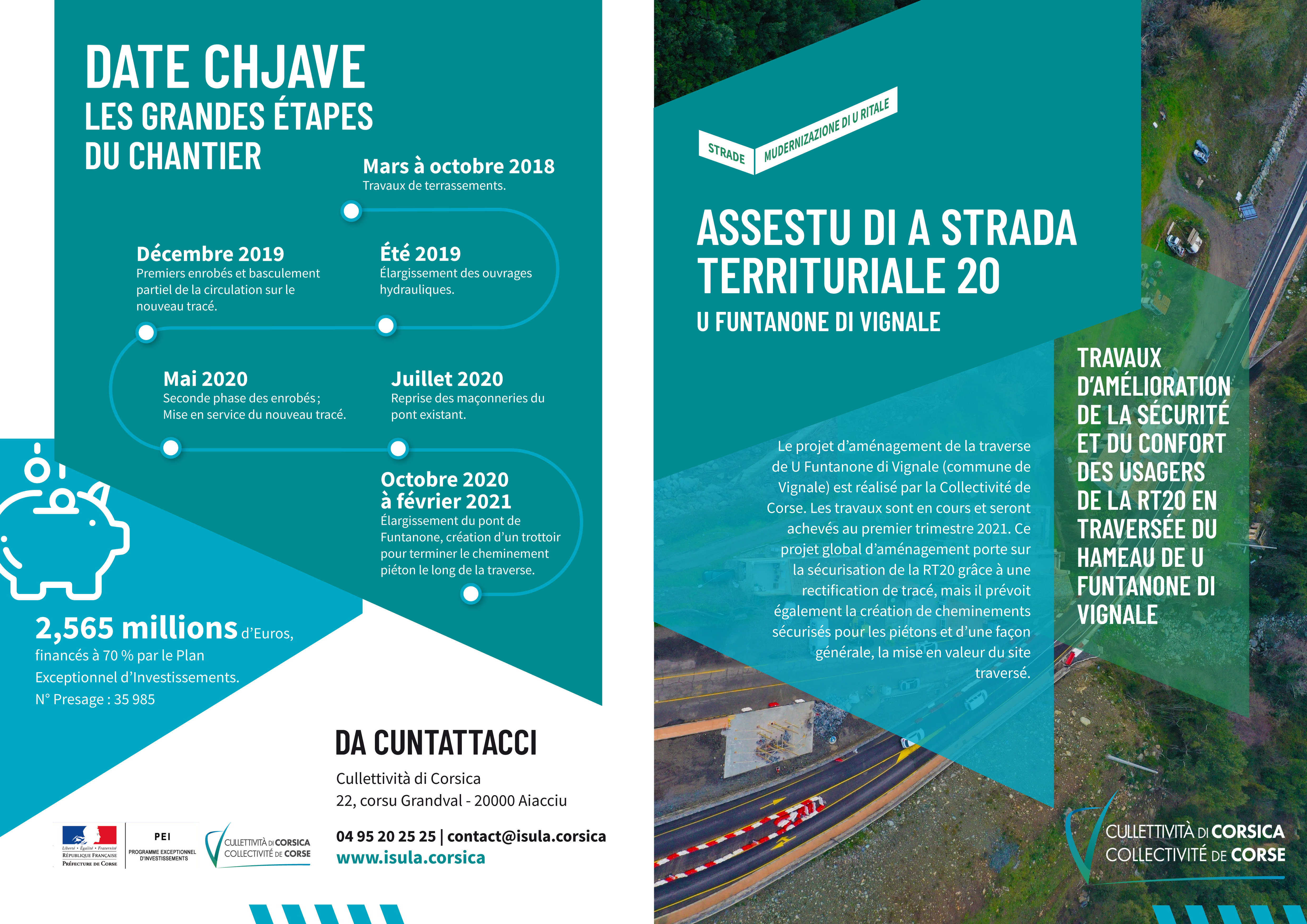 Assestu di a strada territuriale 20 - U Funtanone di Vignale