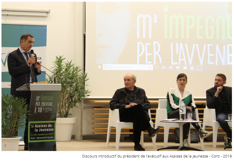 Prisentazione di u Pianu d’azzione di u Pattu per a Ghjuventù è a Cartula di l’attori ghjuventù  Prisentazione di u Pianu d’azzione di u Pattu per a Ghjuventù è a Cartula di l’attori ghjuventù