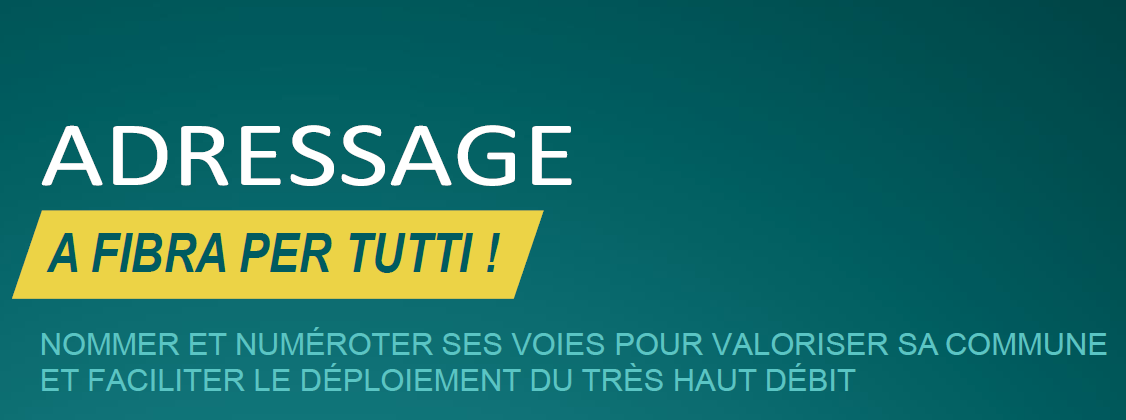 Appel à Projets relatif à l’adressage pour l’ensemble des communes de l’intérieur