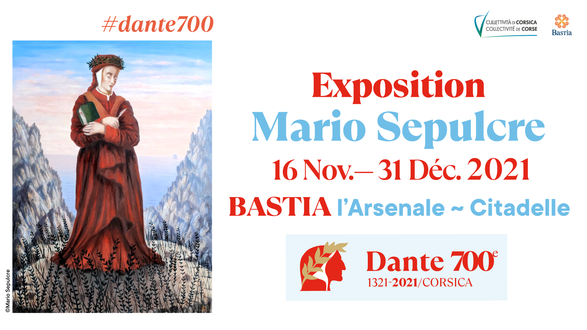 "Dantissimu !" Une programmation événement à l'occasion des 700 ans de la mort de Dante