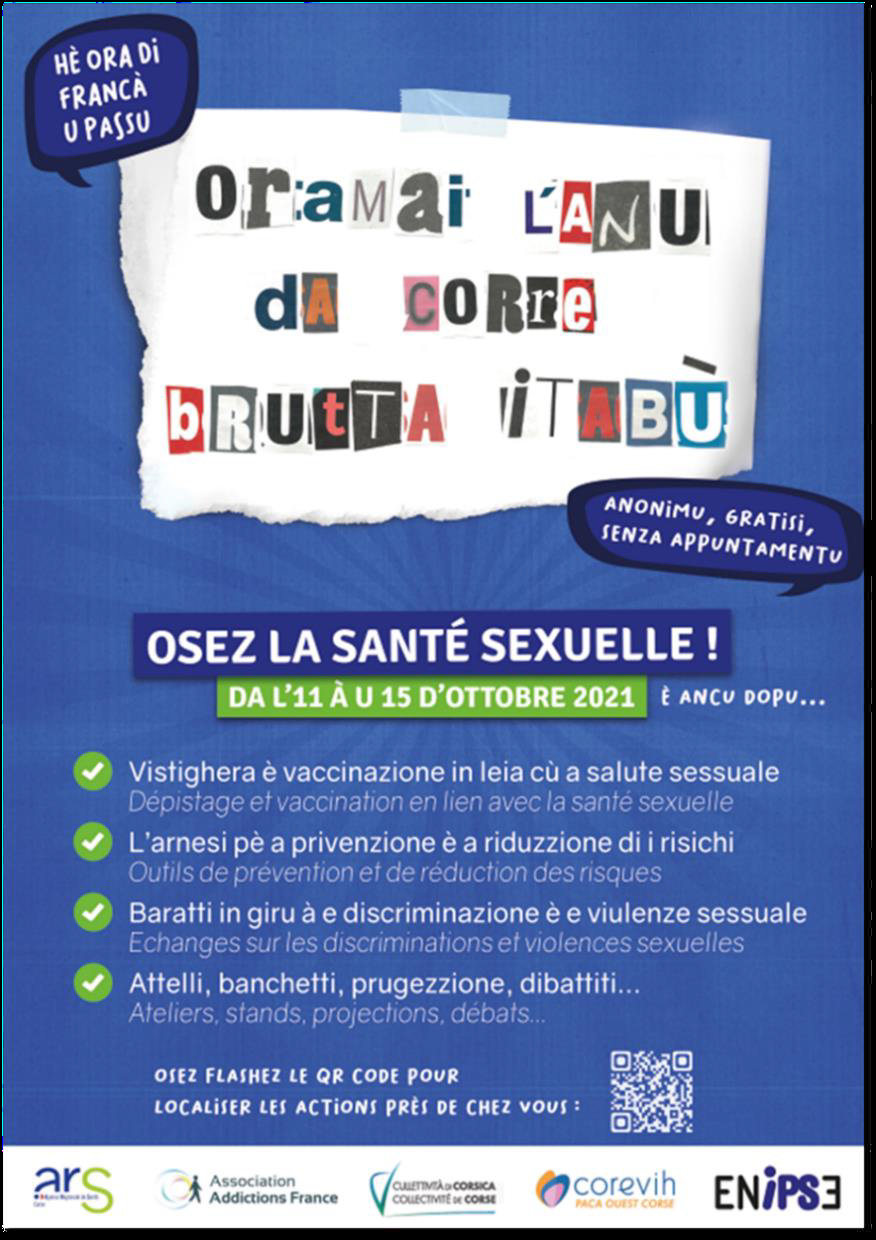 Journée de lancement de la Semaine de la santé sexuelle en Corse Journée de lancement de la Semaine de la santé sexuelle en Corse