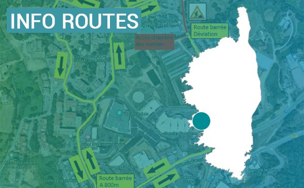 Infrastructures routières Aiacciu : travaux sur la RD211, Chemin de la Sposata