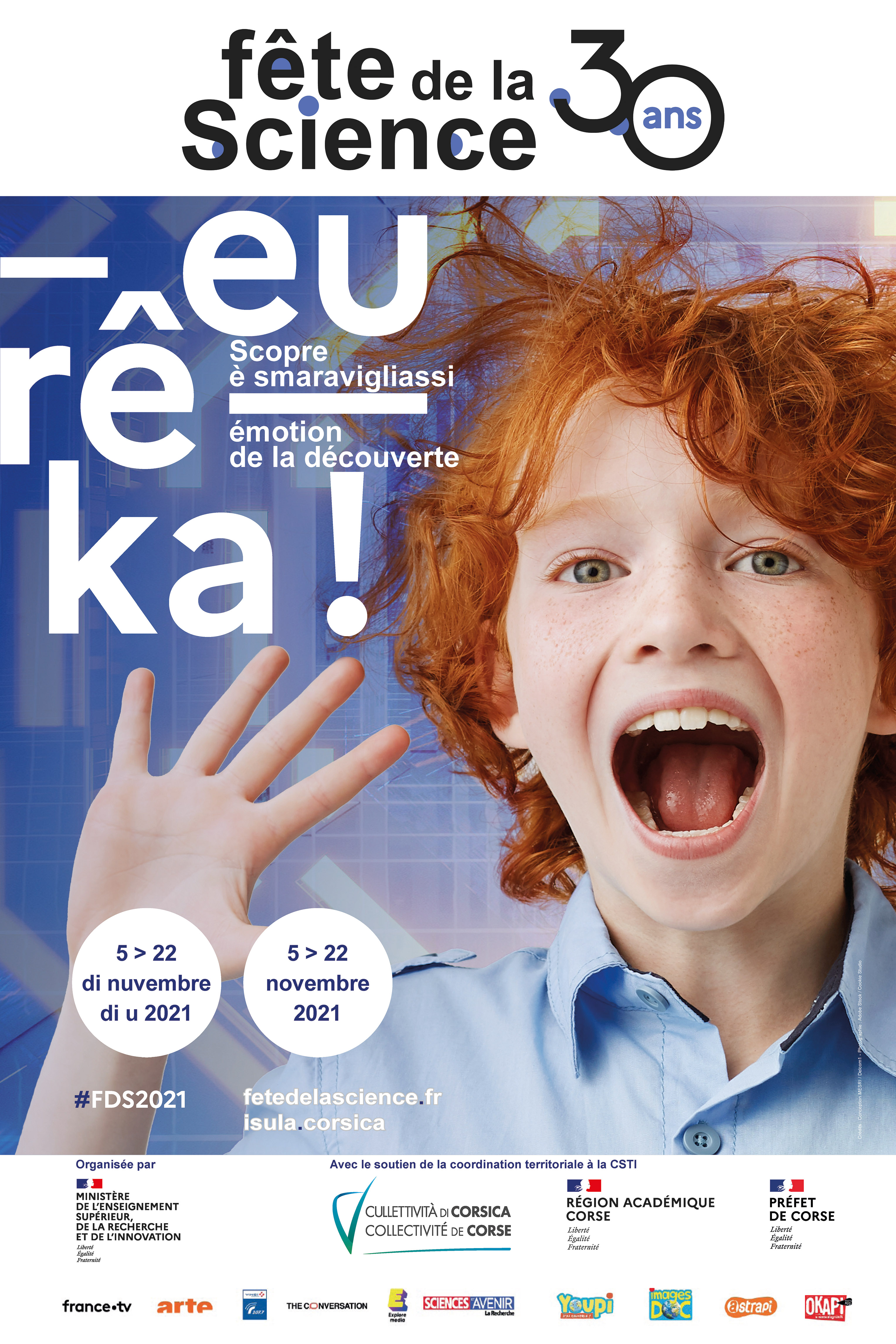 Fête de la science 2021 : Scopre è smaravigliassi !