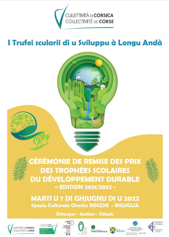 I trufei sculari di u sviluppu à longu andà - Les trophées scolaires du développement durable - PALMARES 2022