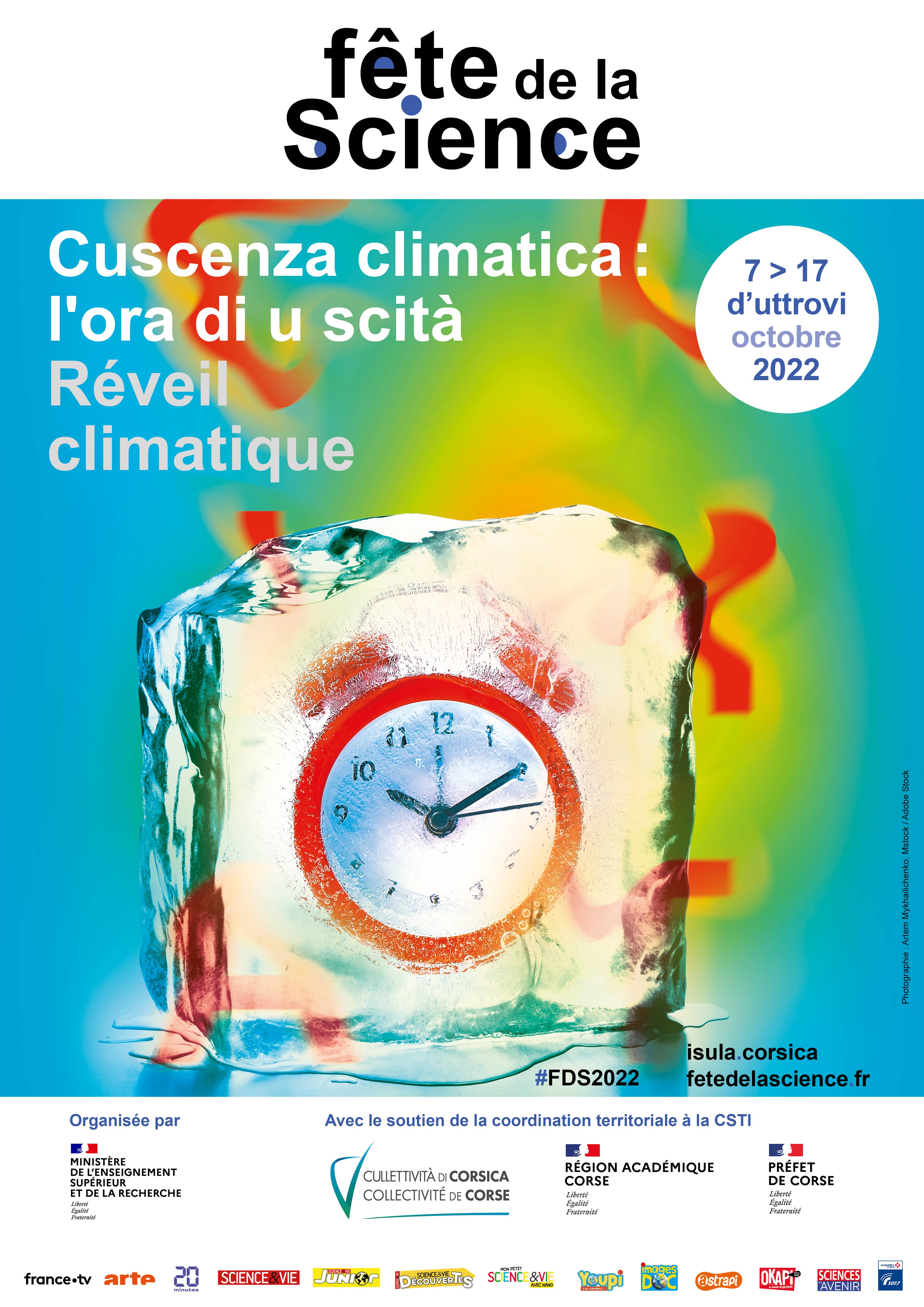 Fête de la science 2022 : U scità di a cuscenza climatica