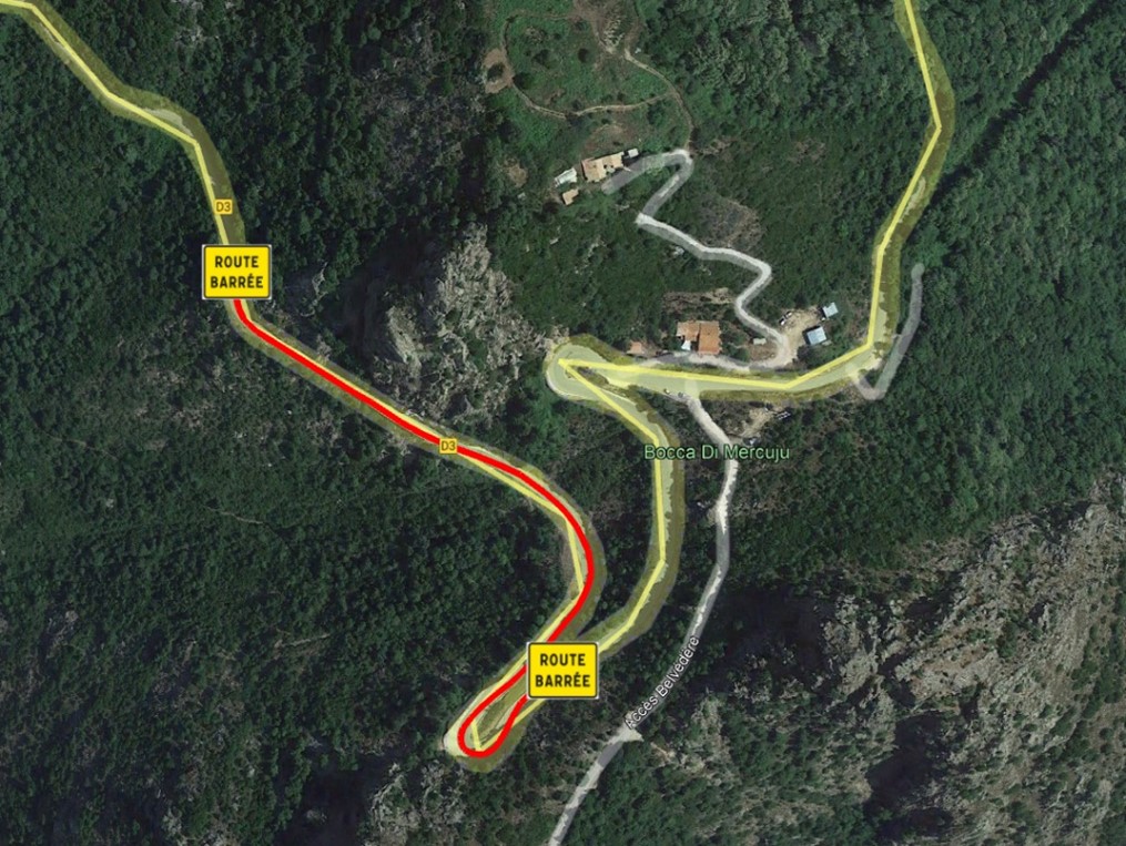 RD 3 : Cumuni di Todda è Ocana.  A Cullittività di Corsica metti in opara  travaddi par assicurà un ripali pitricosu