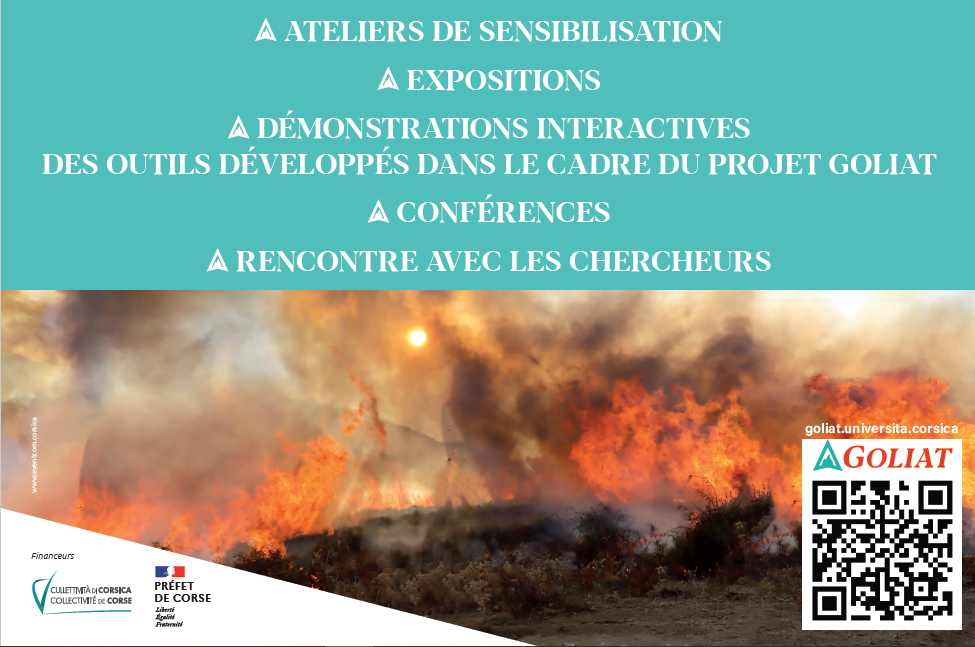 Ghjurnate di sensibilizazione à u risicu Incendiu è à l’accunciamentu di u territoriu  Ghjurnate di sensibilizazione à u risicu Incendiu è à l’accunciamentu di u territoriu