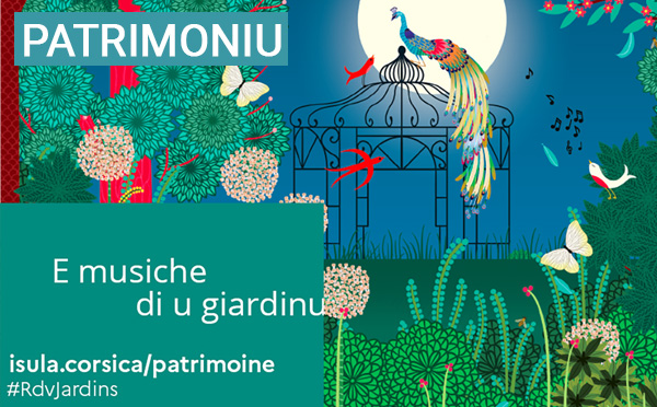 Rendez-vous aux jardins : i 3 è 4 di ghjugnu, sarani aparti i Ghjardini di a Cullittività di Corsica in Aiacciu