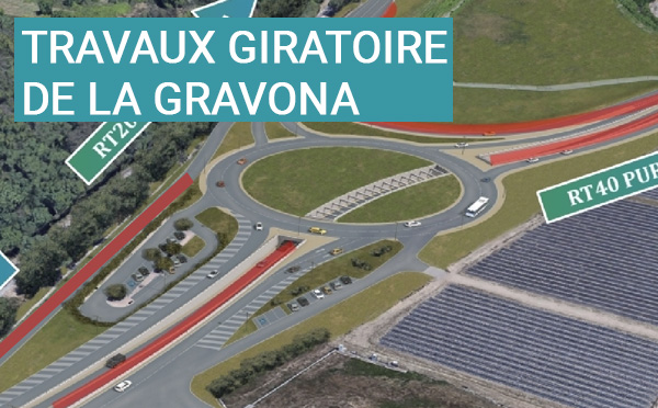 Infrastructures routières du Grand Aiacciu : Achèvement des travaux du giratoire de la Gravona