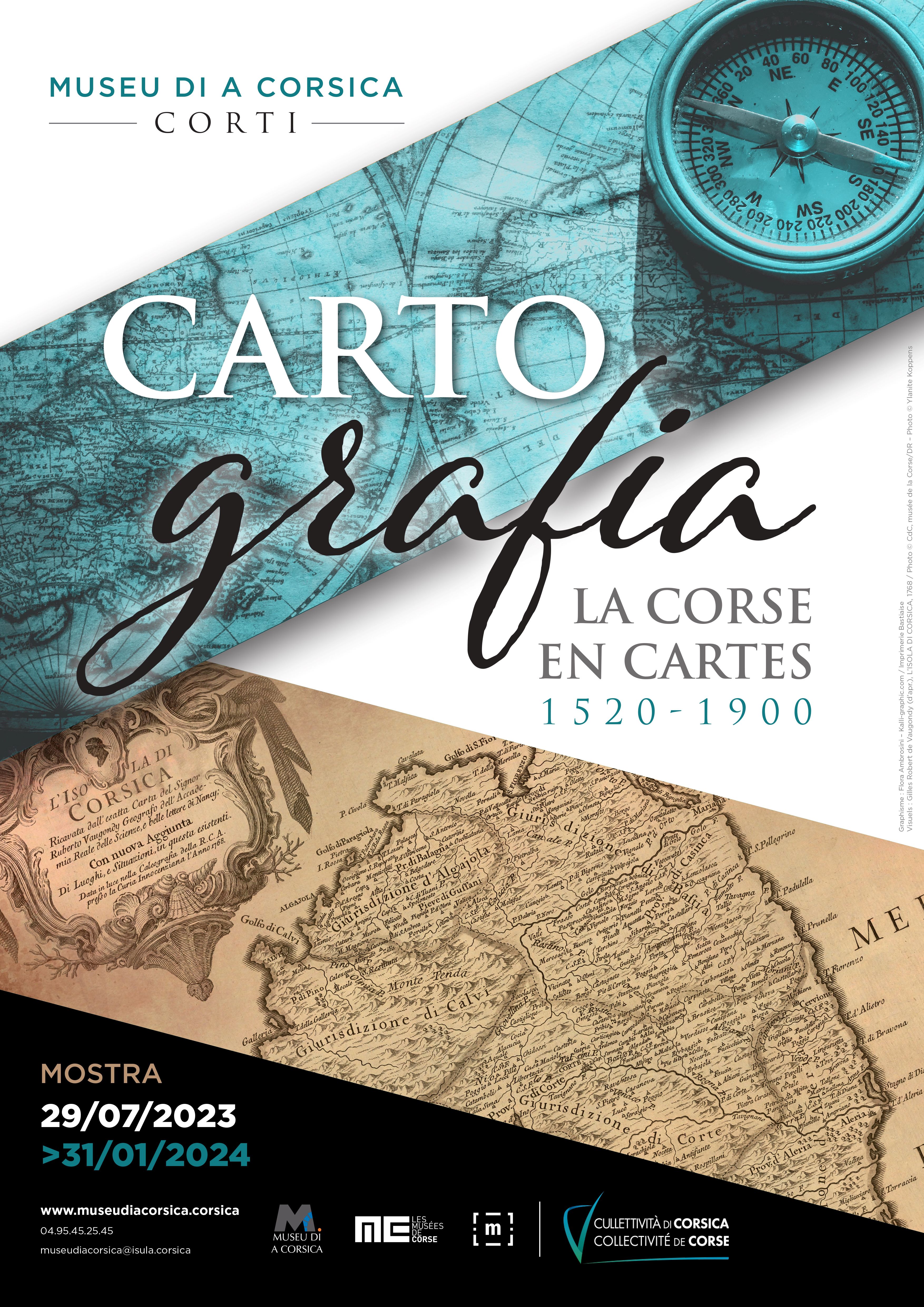 Exposition "Cartografia, La Corse en cartes 1520-1900" au Museu di a Corsica