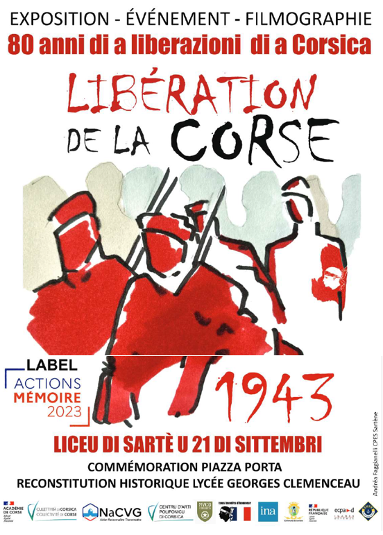 « Ottant’anni di a liberazione di a Corsica » La Collectivité de Corse commémore les 80 ans de la libération de la Corse