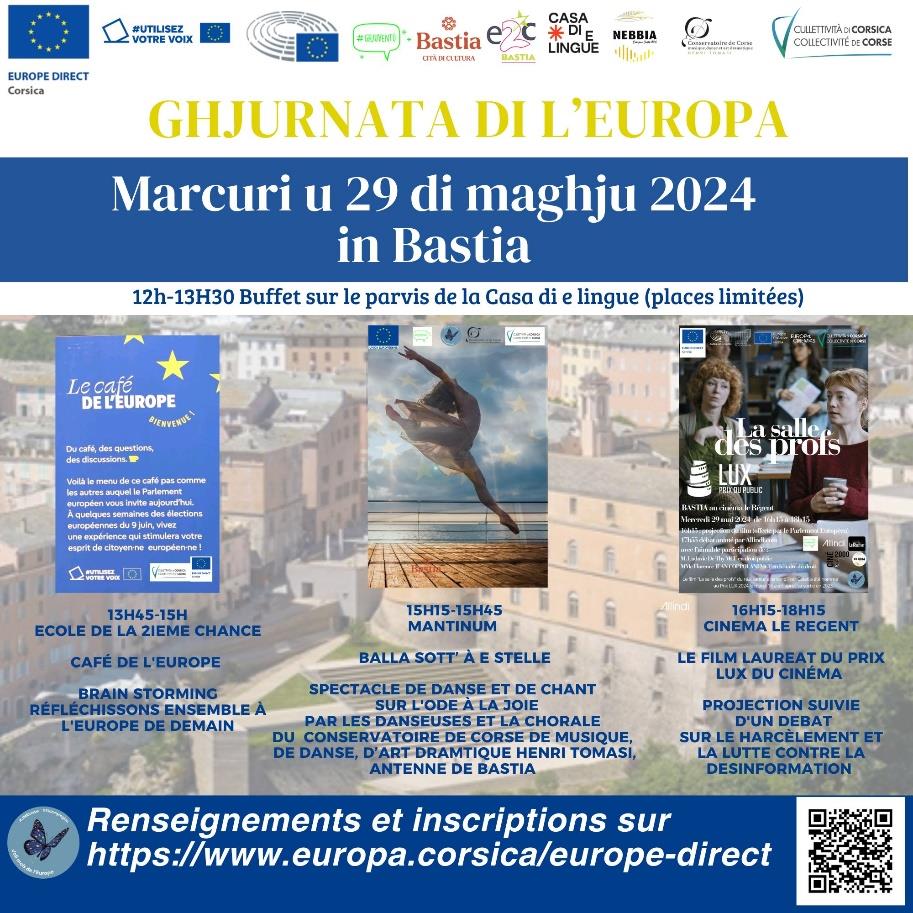 Ghjurnata di l’Europa et présentation du Prix Lux du cinéma Ghjurnata di l’Europa et présentation du Prix Lux du cinéma