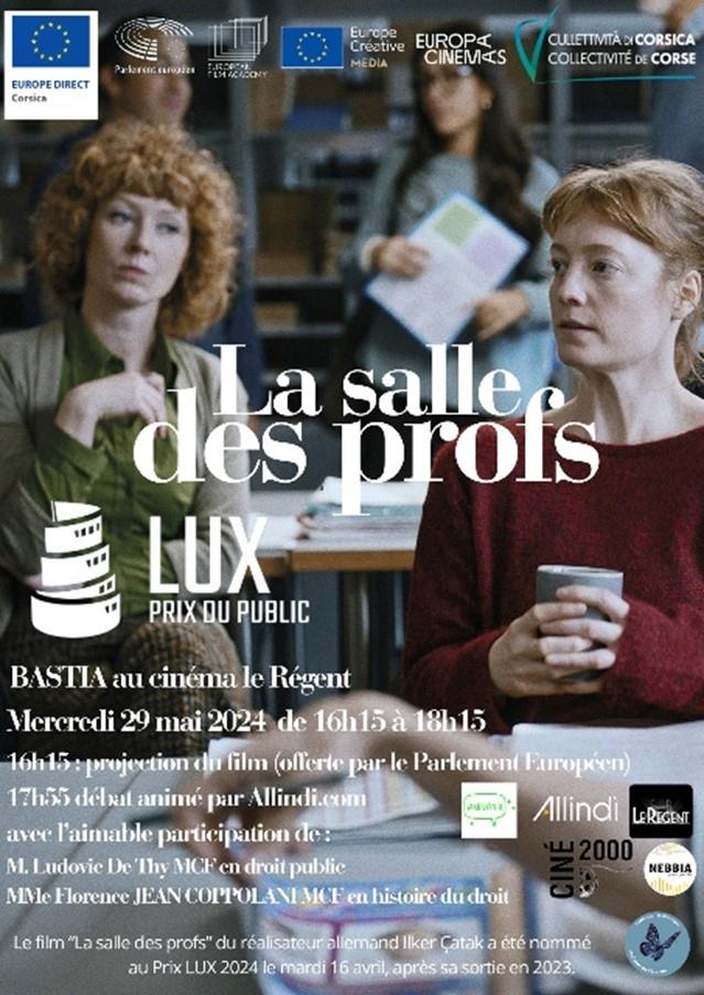 Ghjurnata di l’Europa et présentation du Prix Lux du cinéma Ghjurnata di l’Europa et présentation du Prix Lux du cinéma