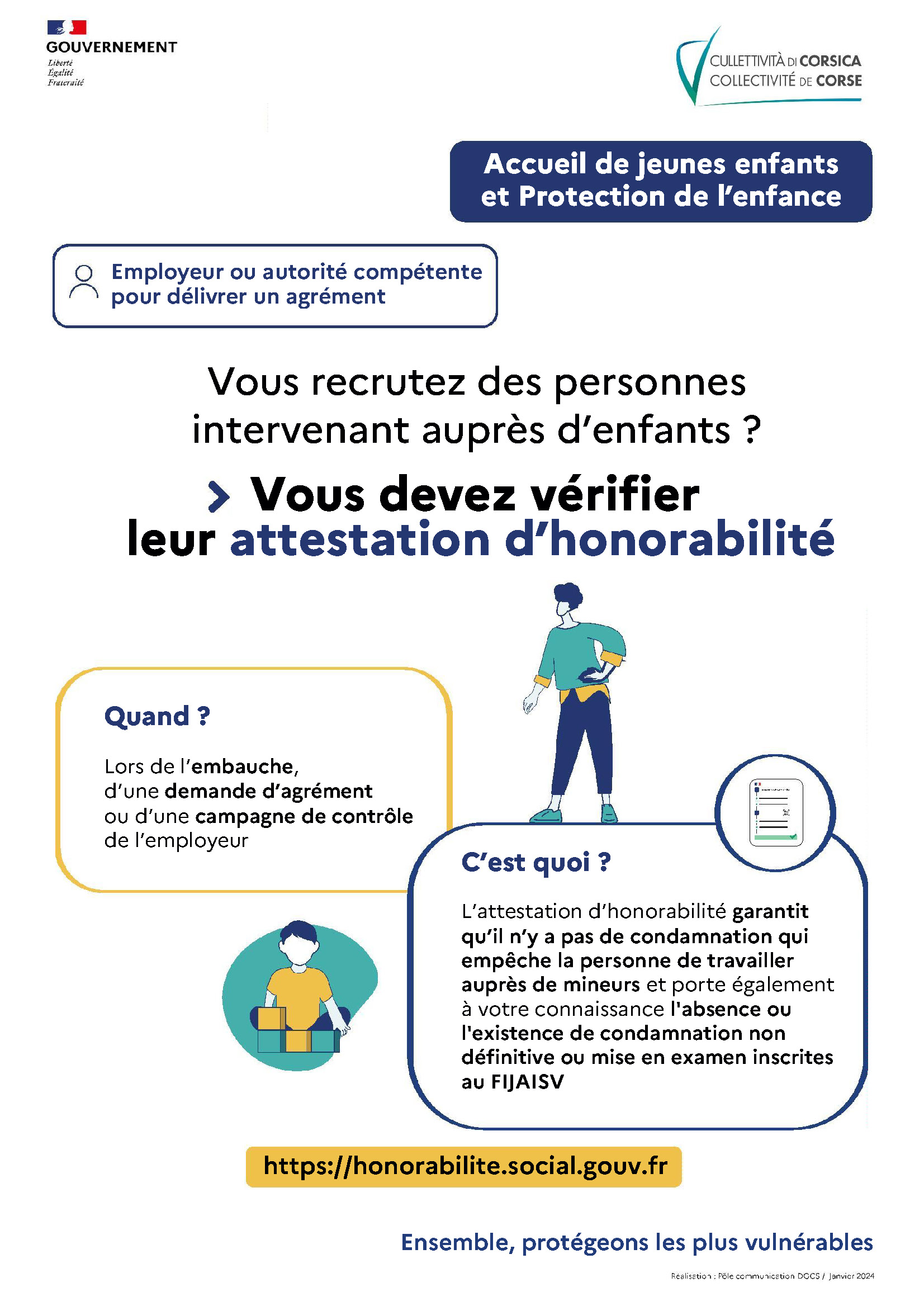 Protection de l'enfance et accueil de jeunes enfants : entrée en vigueur de l'attestation d'honorabilité le 1er octobre 2025
