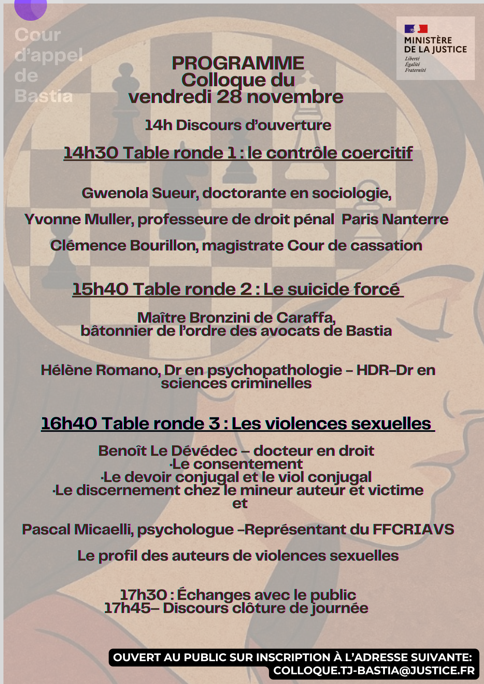 Colloque-formation sur  les violences faites aux femmes : vendredi 28 novembre 2025