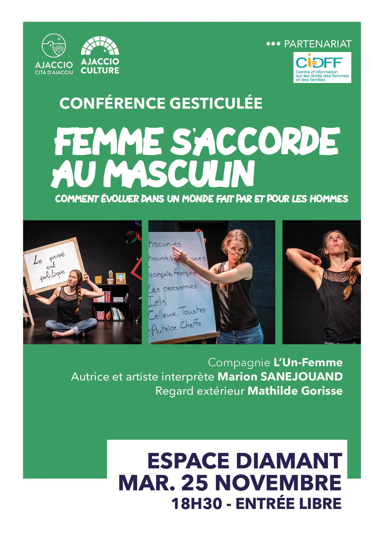 Réservation conseillée à communication.cidff2a@gmail.com ou par retour de ce mail.